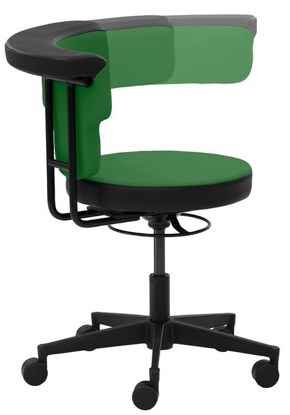 KITAEINKAUF Erzieherstuhl Vitali Sit +, Kunstleder mit Stoff, bis 150 kg