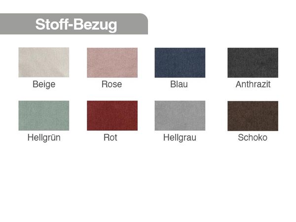 Sofa 2-Sitzer Dolly, Sitzhöhe 30 cm, Stoff & Farbe wählbar