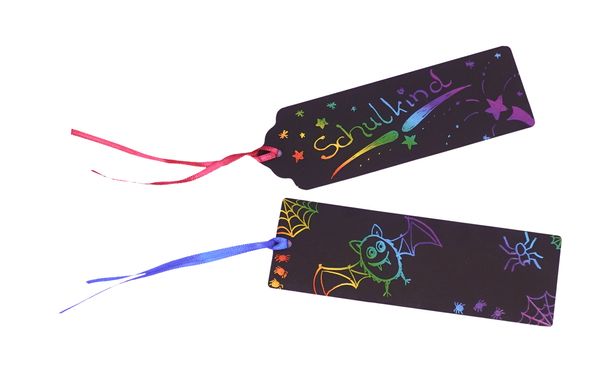 Kratz-Lesezeichen, 6 St. Kratz-Lesezeichen, 6 St.