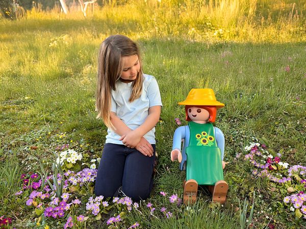 XXL-Gärtnerin Sonnenblume (PLAYMOBIL LECHUZA-Figur)