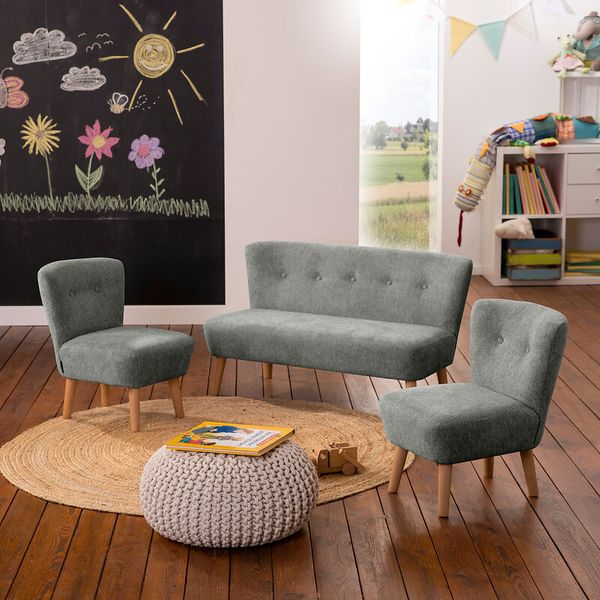 Sessel Dolly, Sitzhöhe 30 cm, Stoff 6 Farbe wählbar
