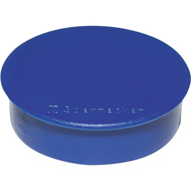 Magnet rund, 32 mm, blau, 10 Stück Magnet rund, 32 mm, blau, 10 Stück