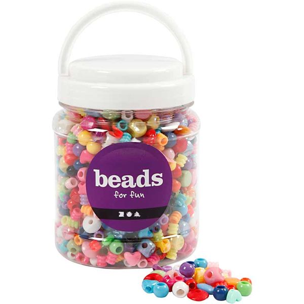 perlen, beads, farbig, gläsern, kreativset