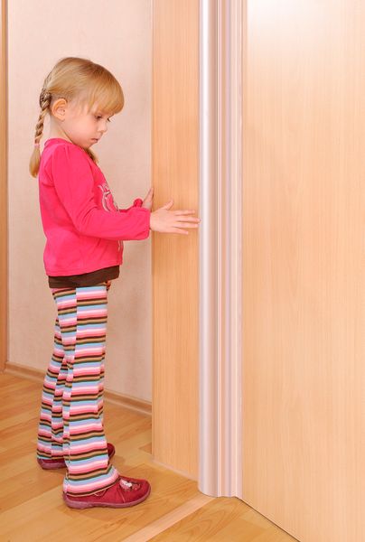 Klemmschutz für Türen transparent, 180 cm Klemmschutz für Türen transparent, 180 cm