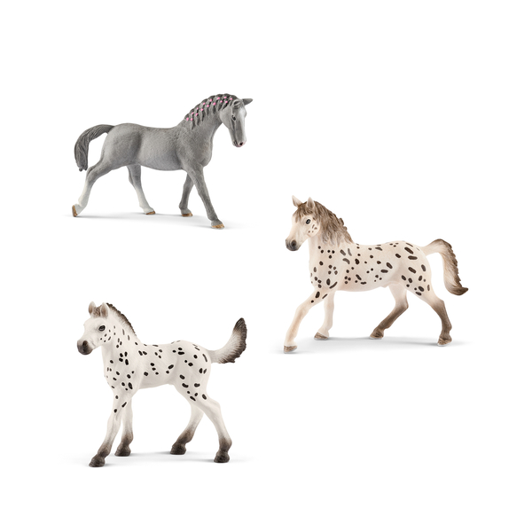 Pony, Pferd, Pferdefigurine, Dalmatiner Muster, Spotted horse