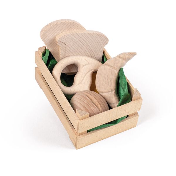 ERZI Backwaren Natur Sortiment, Holz, 6 Teile ERZI Backwaren Natur Sortiment, Holz, 6 Teile