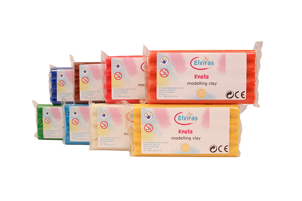ELVIRAS Bienenwachs-Knete, ab 3 Jahre, 250 g, Farbe wählbar