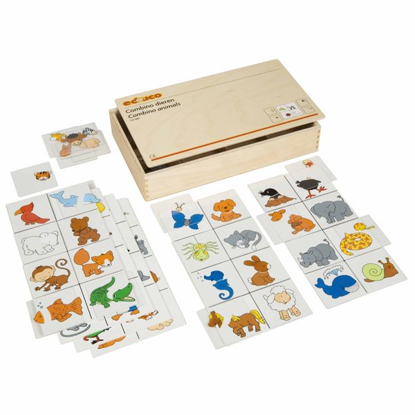 Puzzle, Lernkarten, 动物图片, 组合图片, 儿童教育