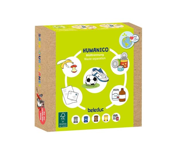 Humanico Mülltrennung, 30 Holz-Puzzleteile, ab 4 Jahre Humanico Mülltrennung, 30 Holz-Puzzleteile, ab 4 Jahre
