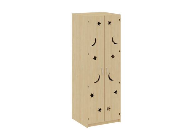Liegepolsterschrank in Hochkant mit Bettzeugfächer unten