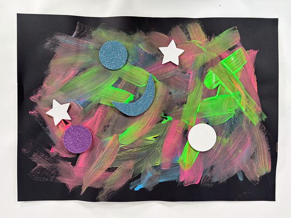 CREALL Fluor-Plakatfarbe, 6 x 250 ml