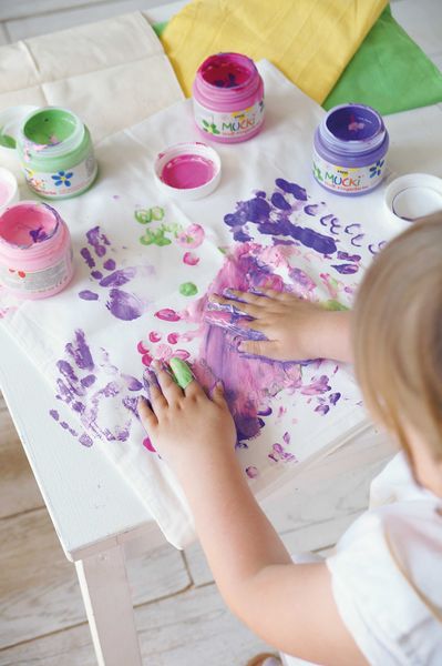 MUCKI Textil-Fingerfarbe 150 ml, 4er Set MUCKI Textil-Fingerfarbe 150 ml, 4er Set