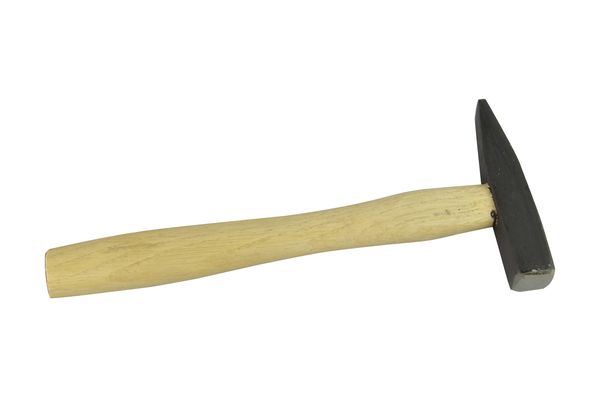 Hammer, Holzstiel, Metallkopf, Werkzeug, Schmiede?