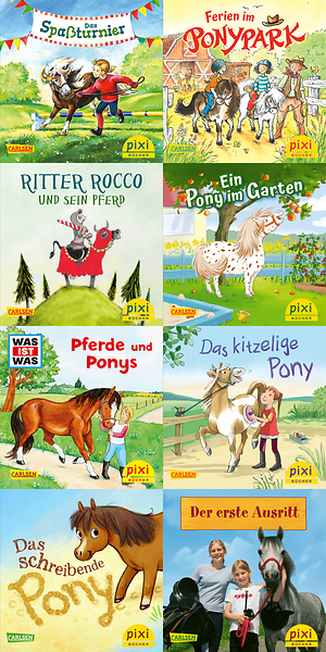 PIXI Set Pferde und Ponys, 8er-Set PIXI Set Pferde und Ponys, 8er-Set