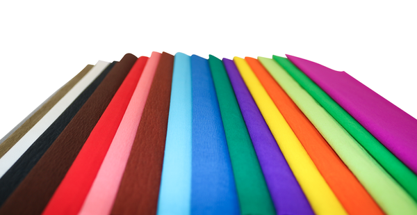 ELVIRAS Krepppapier Komplett-Set, 158 Rollen, verschiedene Farben