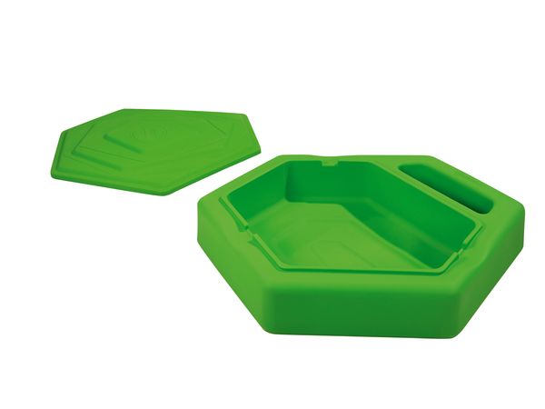 Box, Lunchbox, Grün, Stapelbar, Kunststoff