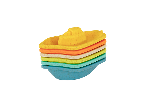 Boote aus Bio-Plastik, 6 Stück