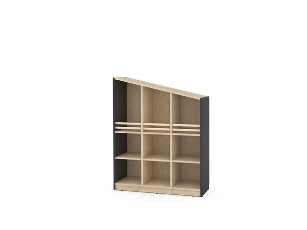 regal, schrank, Holzregal, fächerregal, stapellochregal