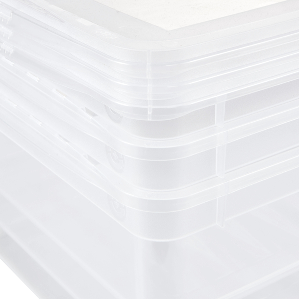 Plastikkiste, Kunststoffbehälter, Aufbewahrungsbox, Stacking, Transparente Box