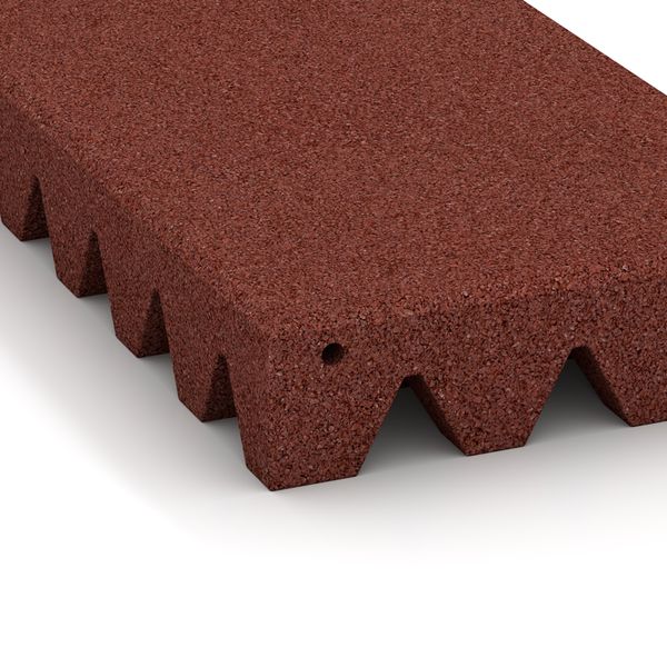 Fallschutzplatte halbe Platte (50 x 25 cm), 2 Stück versch. Farben & Plattenstärken für Fallhöhen