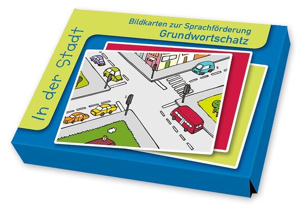 Bildkarten zur Sprachförderung: Grundwortschatz In der Stadt
