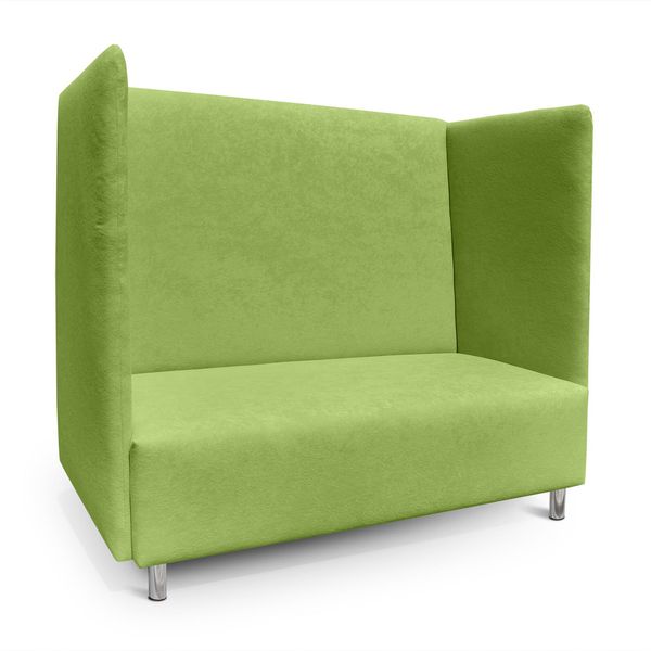 Akustik-Sofa Hort- + Erwachsene, SH 43 cm, Bezugfarbe und Material wählbar