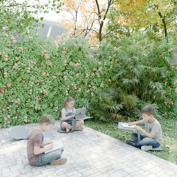 Mobiler Sitz-Tisch ZTOOL, Stuhl + Tisch