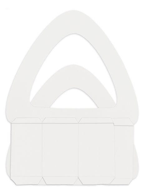 Laternen-Rohlinge Triangel, Farbe wählbar Laternen-Rohlinge Triangel, Farbe wählbar