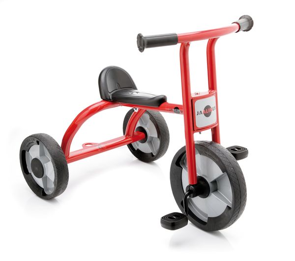 Trike, Dreirad, Kinderfahrzeug, Metallrahmen, Rote Farbe