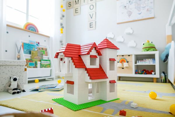 HUBELINO Dachsteine-Set, 68-teilig