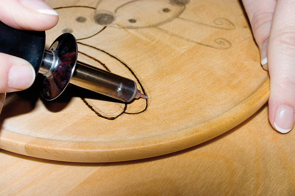 Holzbrandmalkolben, 30 Watt