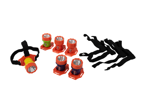 Stirnlampe, 6 Stück