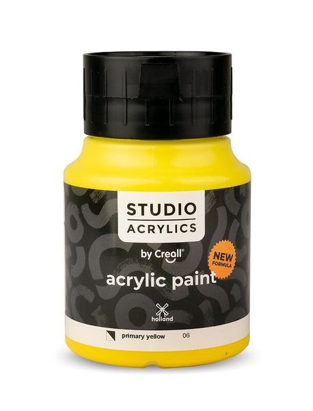 Acrylfarbe, Farbe, Gelb, Studio-Acrylfarben, Creall