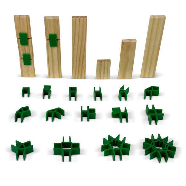 EDUCO Join Clips Verbindungsstecker für Bausteine 400 tlg. inkl. Arbeitskarten im Holzkasten EDUCO Join Clips Verbindungsstecker für Bausteine 400 tlg. inkl. Arbeitskarten im Holzkasten