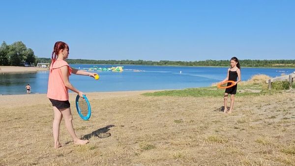 2 in 1 XL Beach Volley & Super Disc