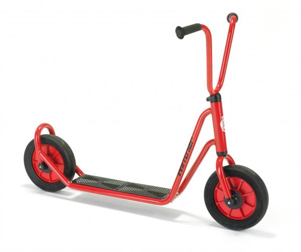 Tretroller, Scooter, Lowrider, rot, Metall
