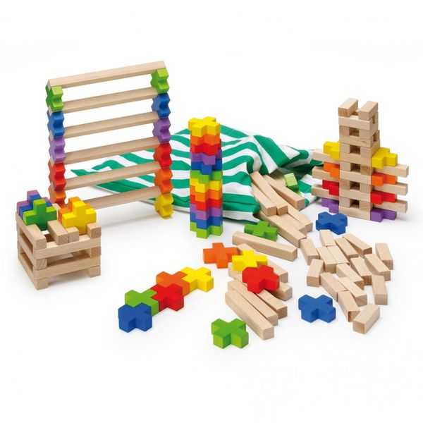 holzbausteine, bauklotze, konstruktionsspielzeug, puzzleformen, farbige blokke