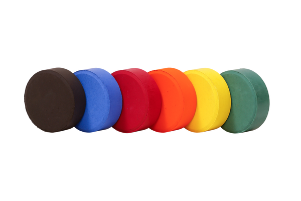 Temperablöcke, 6 Stück, 44 mm, gemischt Temperablöcke, 6 Stück, 44 mm, gemischt