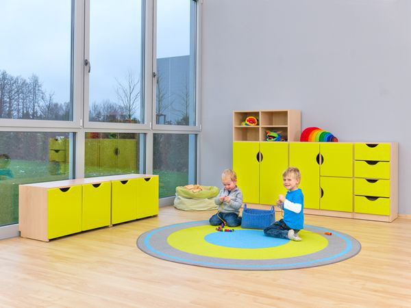 BETZOLD Rundteppich PORI, 200 cm, kurzer Flor aus 100% Nylon