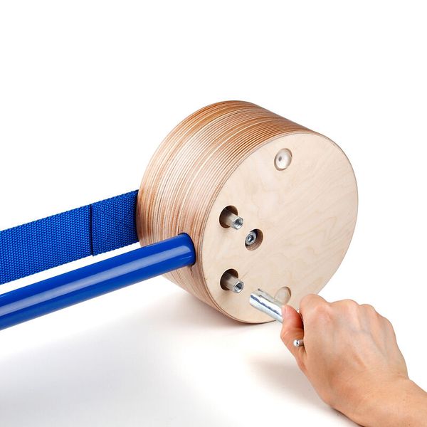Gewichtungsrolle, manuelle Bohrung, Holzwheel, Montagewerkzeug, Handkurbel