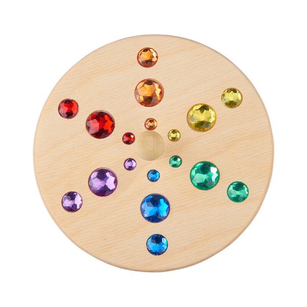 Sternkreisel Ø 12 cm, Holz, ab 3 Jahre Sternkreisel Ø 12 cm, Holz, ab 3 Jahre