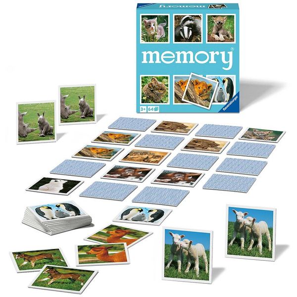 RAVENSBURGER memory® Tierkinder, ab 3 Jahre RAVENSBURGER memory® Tierkinder, ab 3 Jahre