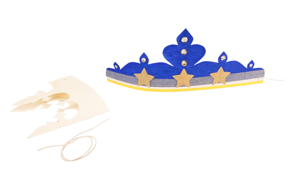 Bastelset Krone, 16 Stück inkl. Schmucksteine Bastelset Krone, 16 Stück inkl. Schmucksteine