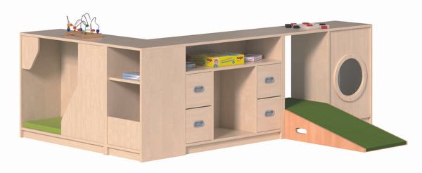 Korpusregalsysteme "ROSALI" Regalsystem (B/H/T: 244 x 80/120 x 40/142 cm.)