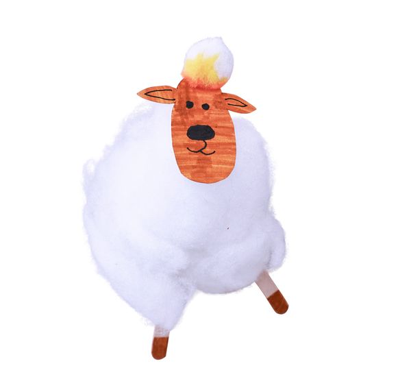 Bastelset Schäfchen Bastelset Schäfchen