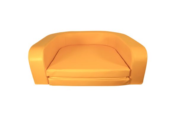 Sofa, Armlehnen-Sessel, Orange, Polster, Mini-Sofa