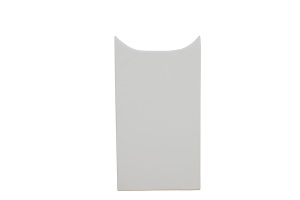 Wandmatte Bogen unten, LxBxT: 60 x 110/120 x 3 cm, Farbe wählbar