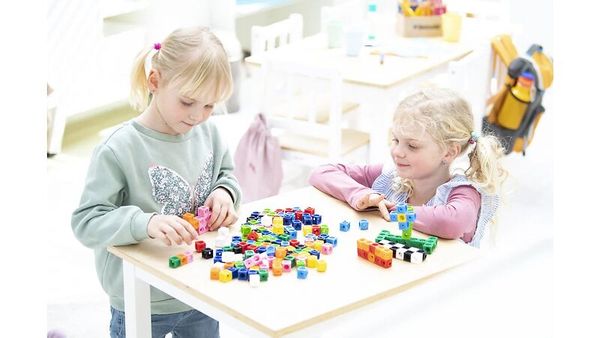 Steckwürfel, 100 Stück, Farbe wählbar