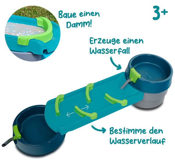 BIG AquaPlay Mudway Stream Matschbahn, ab 3 Jahre, 39-teiliges Set