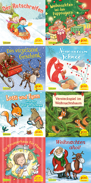 PIXI Set Weihnachten, 8er-Set